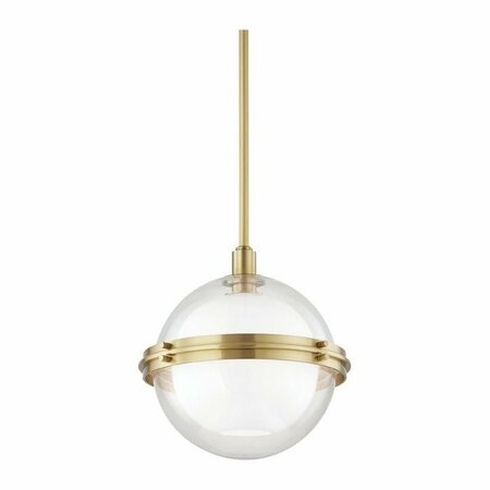 HUDSON VALLEY 1 Light Pendant 6514-AGB